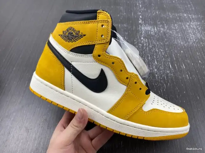One Kick 1 DZ5485-701 Ochre Air Yellow OG High Jordan 0604